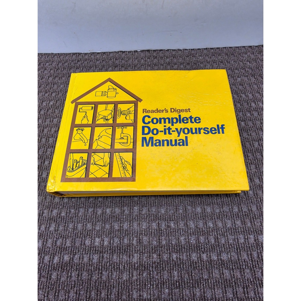 Vintage 1978 Readers Digest Complete Do-it-yourself Manual Hardcover DIY Book